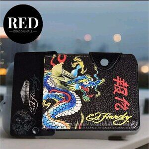 Ed Hardy Dragon Tattoo Bifold Wallet - NEW!!